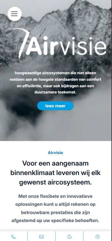 Airvisie website